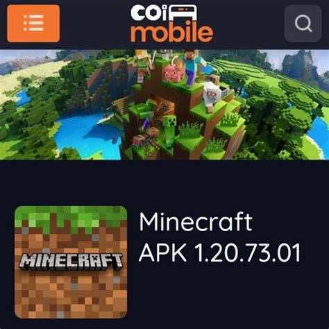 Minecraft 1.20.73 APK Mediafıre Descargar Última Versión Gratis.